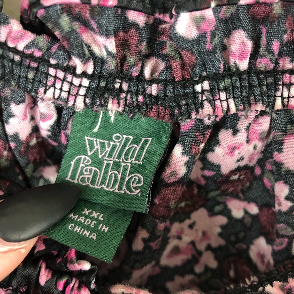 Wild Fable Floral Short Sleeve Top - Picture 5 of 5